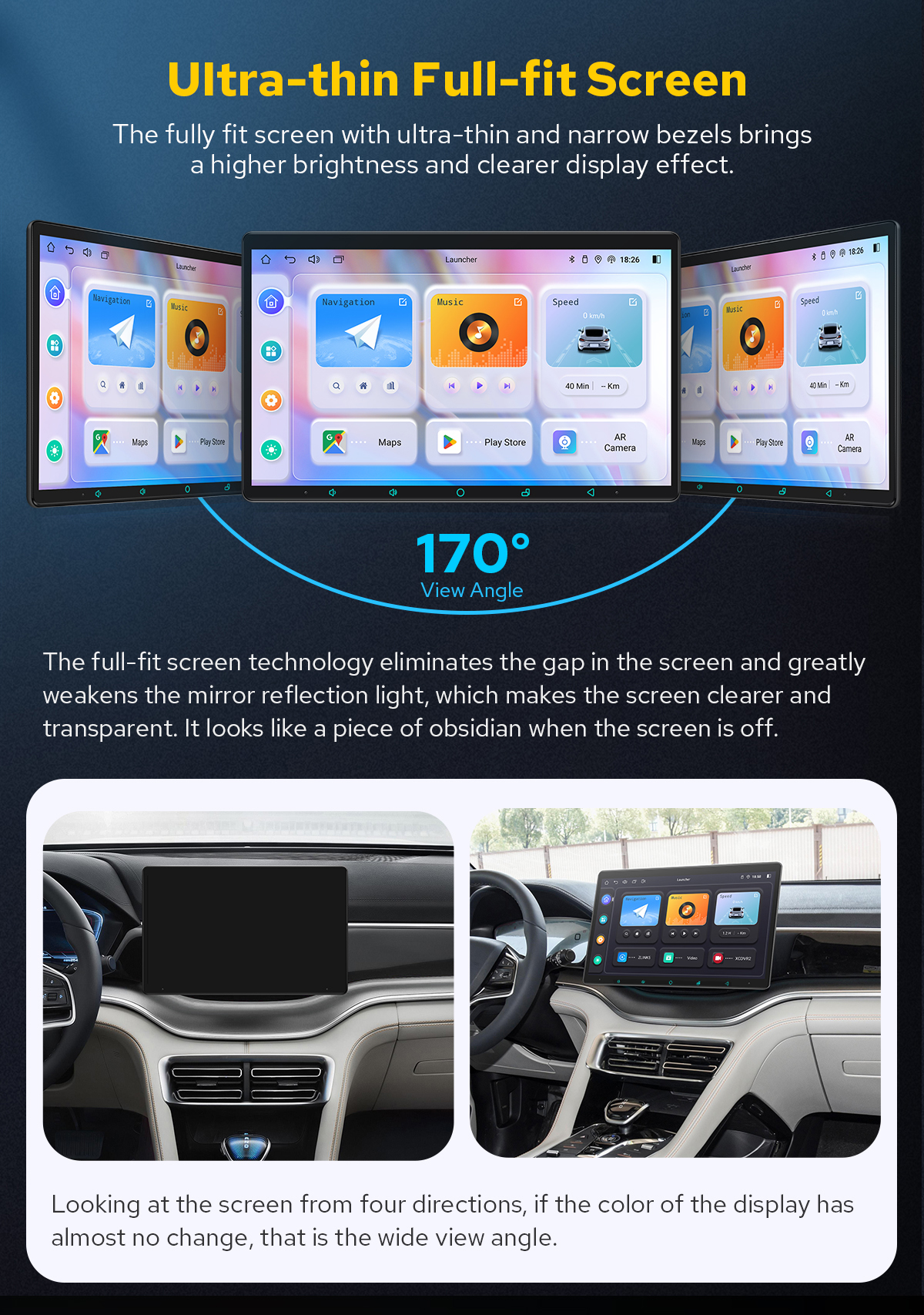 JOYING 2023 New Released 13.3 Double DIN Android 12 Headunit